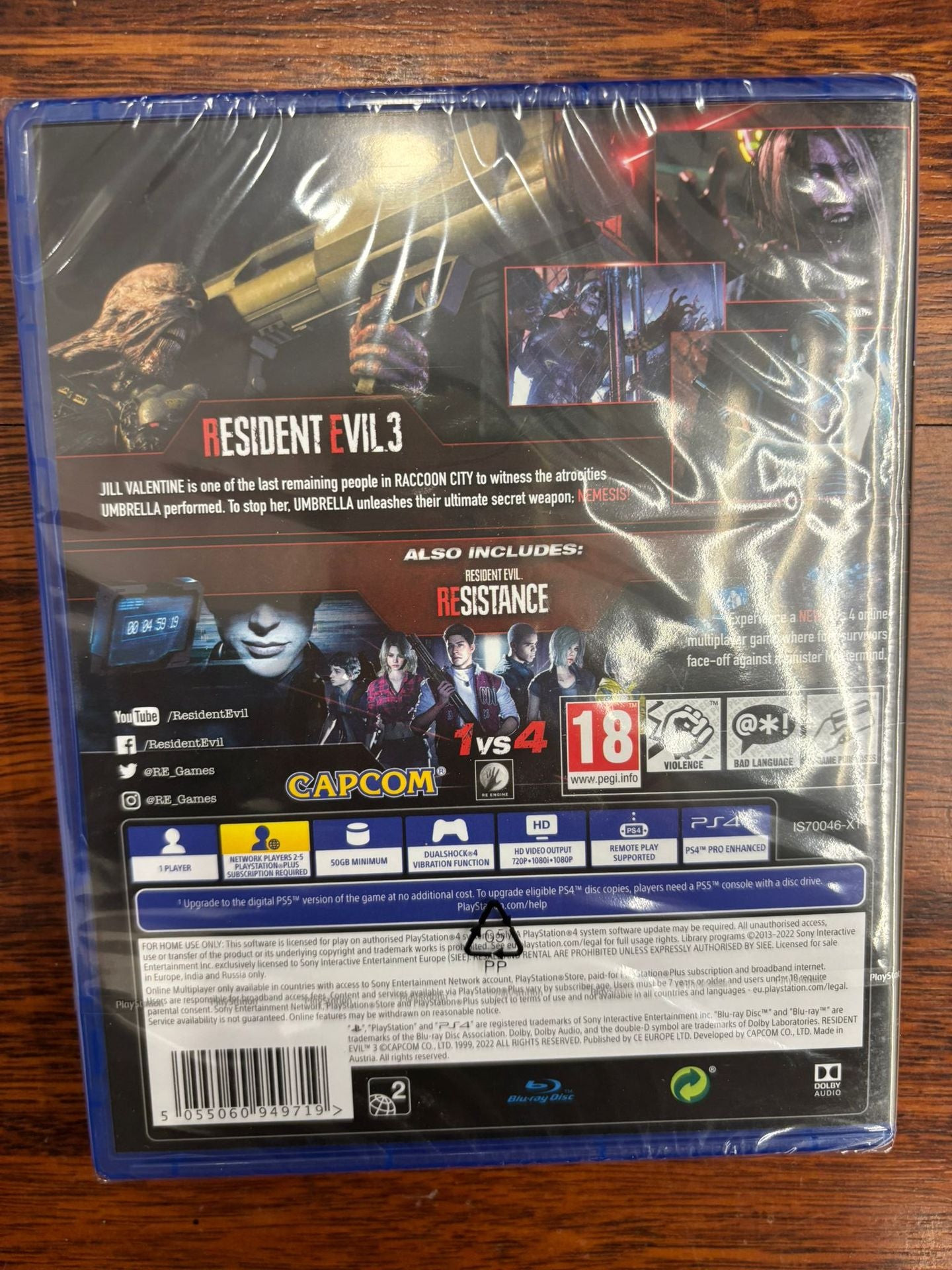 Resident Evil 3 PS4 UK2 Resident Evil 3 PS4 UK2